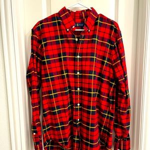 Polo Ralph Lauren Plaid Button Down Shirt XL